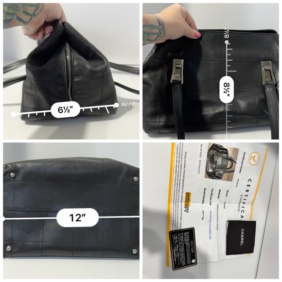 Chanel Lambskin Black Chocolate Bar Bag - Picture 7 of 10